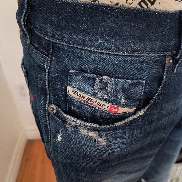 Diesel Men's Blue Jeans Size 30 - Picture 3 of 12